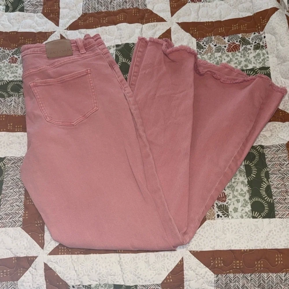 Pink Bell Bottoms (Never Worn) - Picture 2 of 5